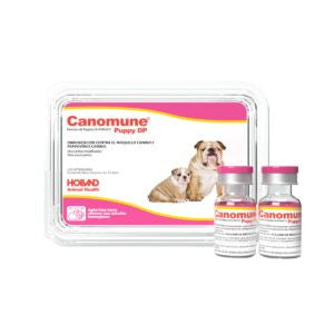 Canomune Puppy DP ( VACUNA DOBLE ) 12 DOSIS REQUIERE TRANSPORTARSE EN FRÍO LLAME PARA COTIZAR ENVÍO